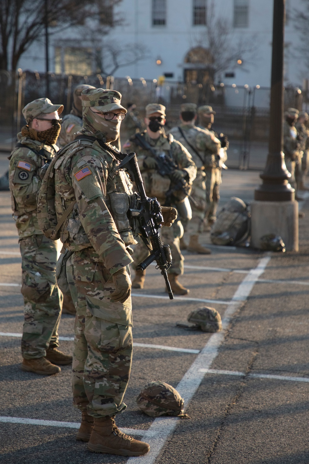 Massachusetts National Guard Provides Security in Washington