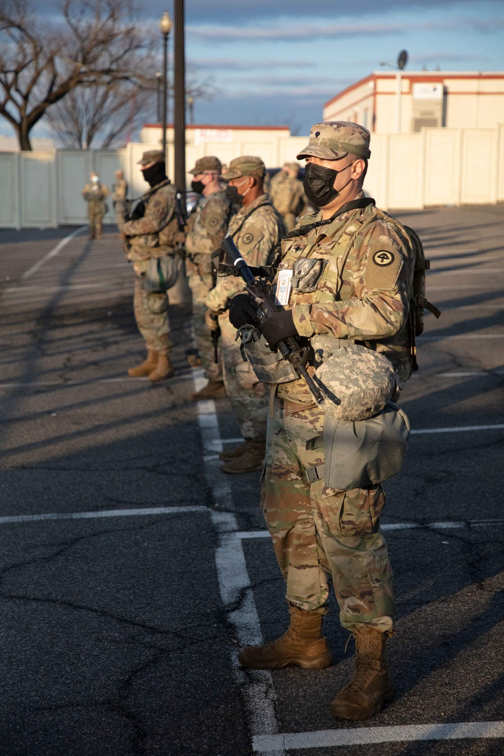 Massachusetts National Guard Provides Security in Washington