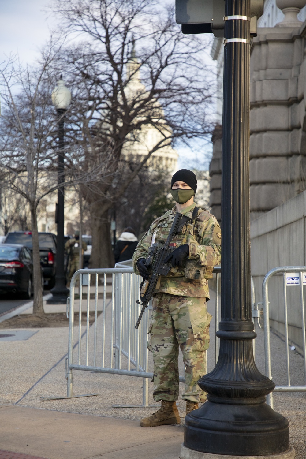 Massachusetts National Guard Provides Security in Washington