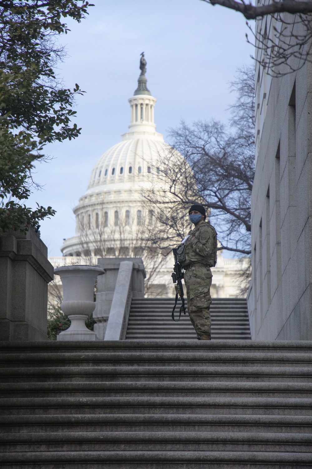 Massachusetts National Guard Provides Security in Washington