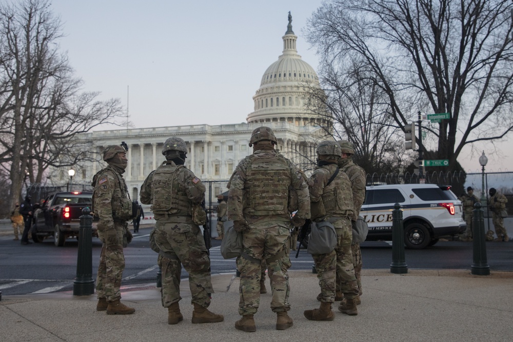 Massachusetts National Guard Provides Security in Washington, D.C.