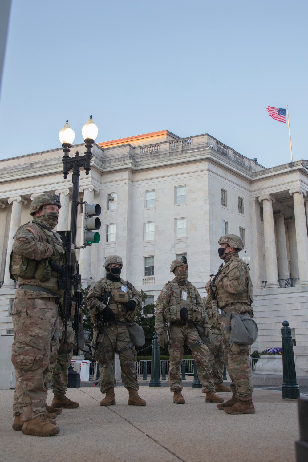 Massachusetts National Guard Provides Security in Washington, D.C.