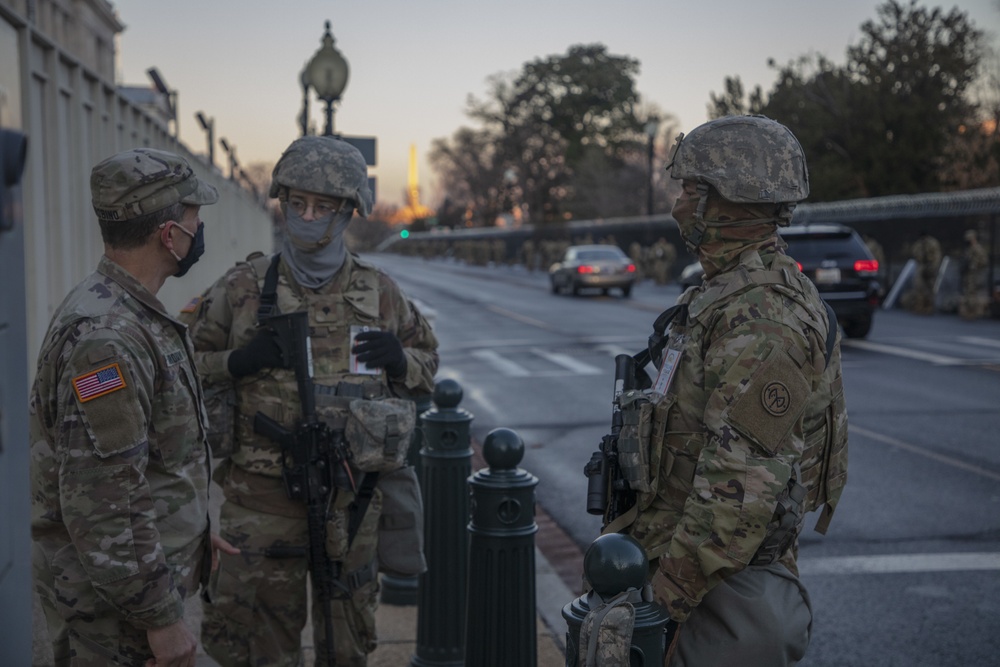 Massachusetts National Guard Provides Security in Washington, D.C.