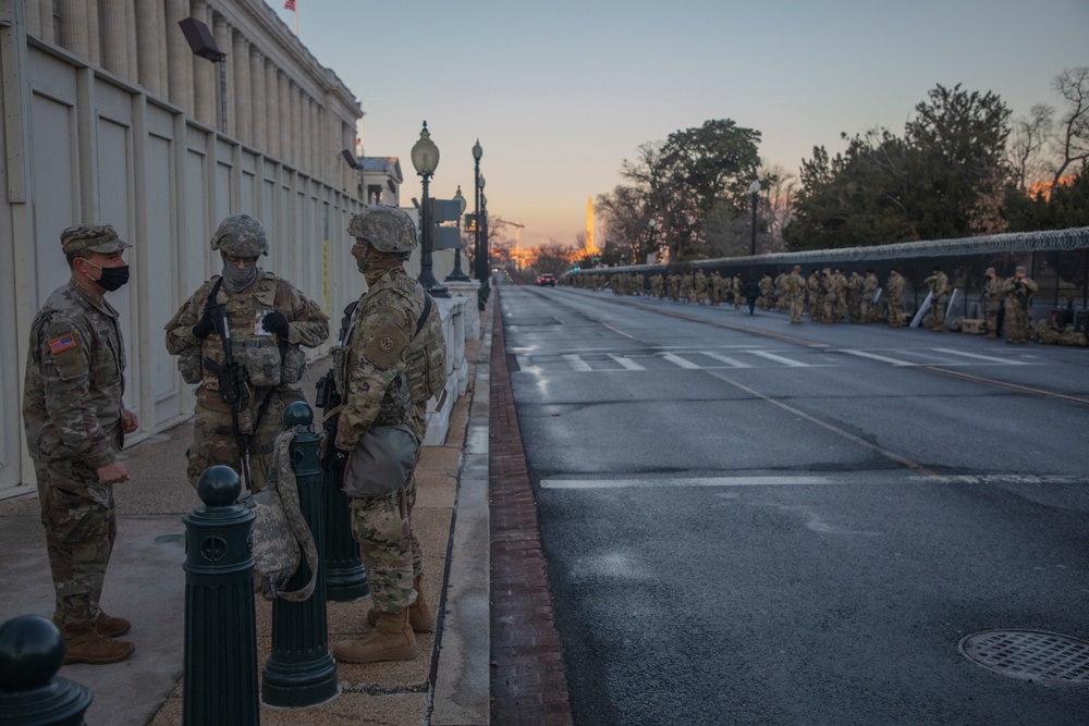 Massachusetts National Guard Provides Security in Washington, D.C.