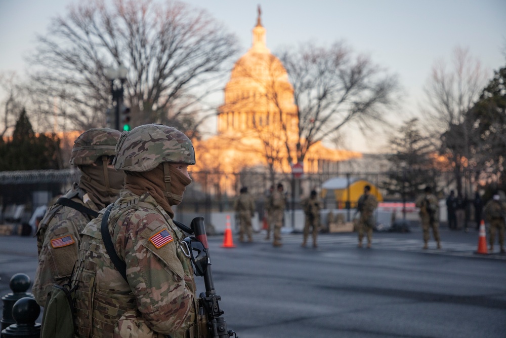 Massachusetts National Guard Provides Security in Washington, D.C.