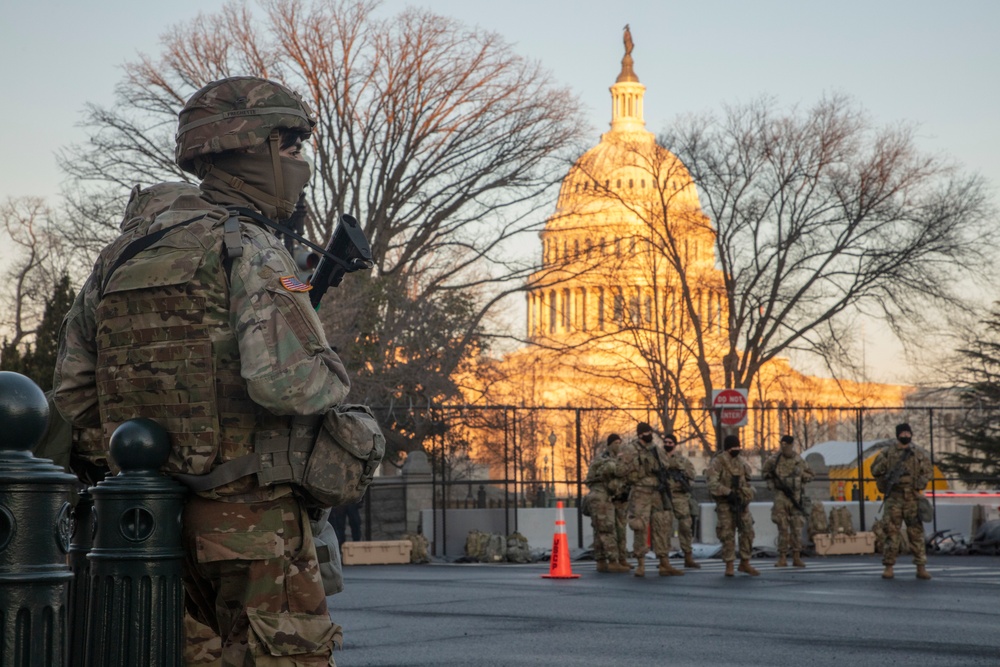 Massachusetts National Guard Provides Security in Washington, D.C.