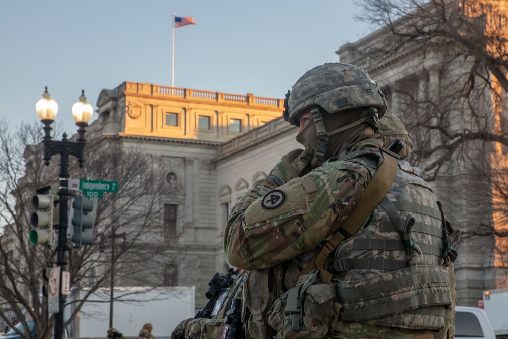 Massachusetts National Guard Provides Security in Washington, D.C.