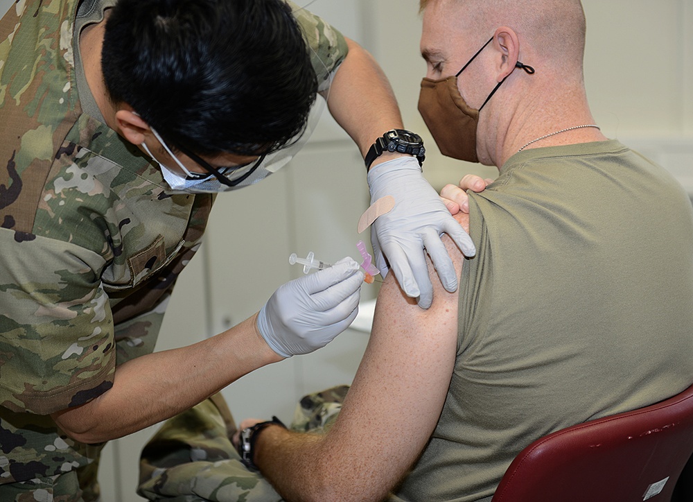 U.S. Army provides second dose of COVID-19 vaccine at Kaiserslautern Health Clinic