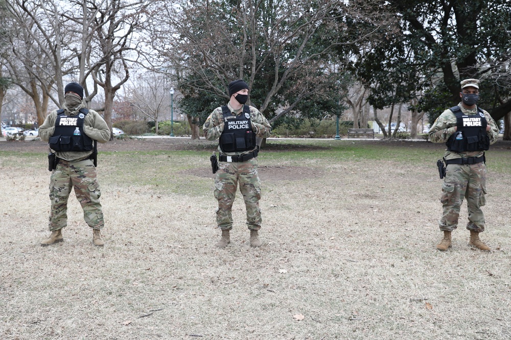 MDNG 290th and 29th MPs Guard the U.S. Capitol Complex