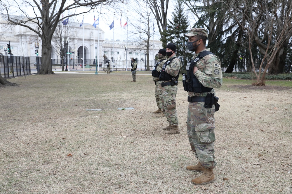 MDNG 290th and 29th MPs Guard the U.S. Capitol Complex