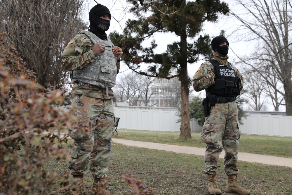 MDNG 290th and 29th MPs Guard the U.S. Capitol Complex