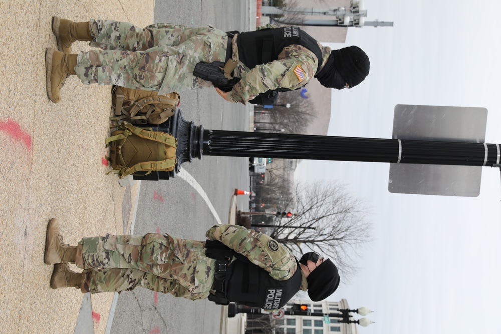 MDNG 290th and 29th MPs Guard the U.S. Capitol Complex