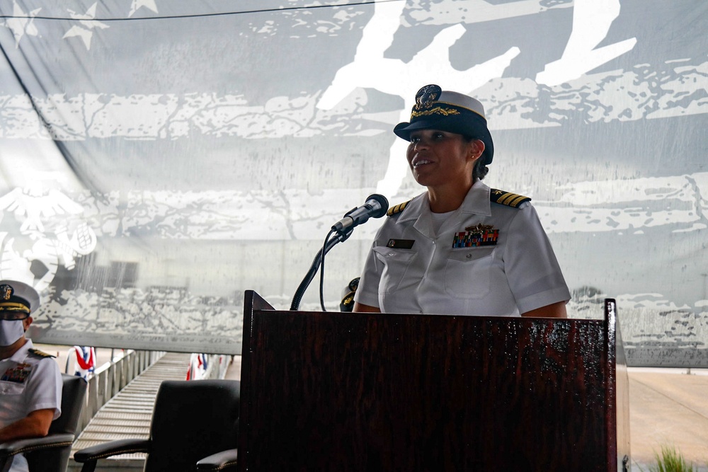 USS Whidbey Island (LSD 41) Change of Command