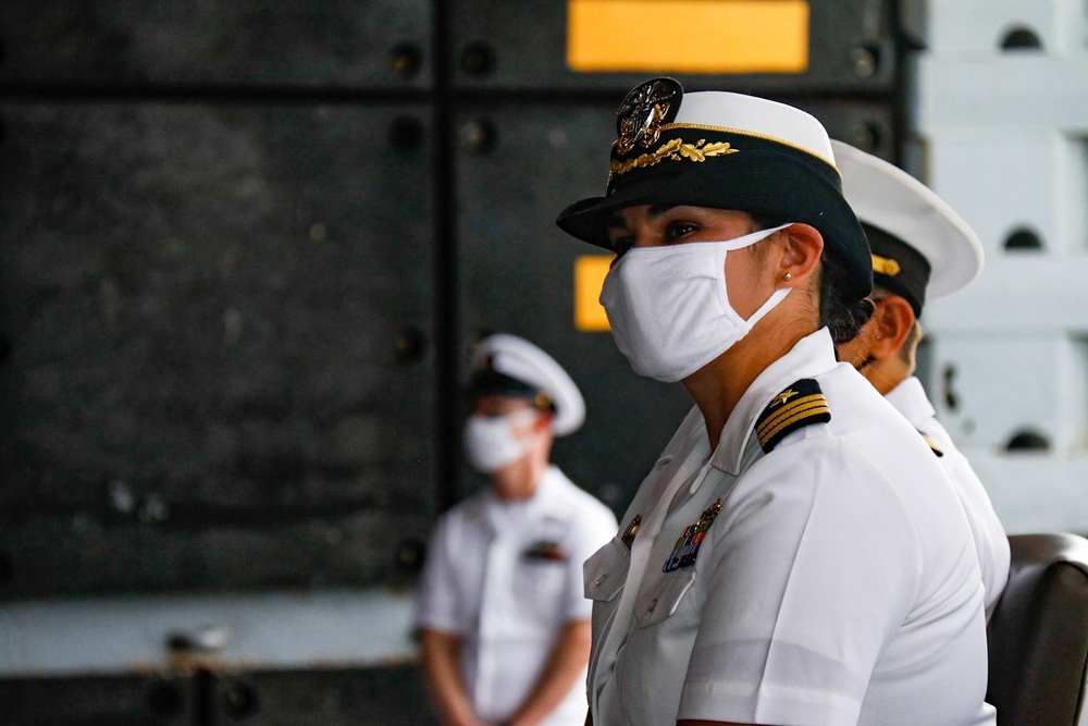 USS Whidbey Island (LSD 41) Change of Command