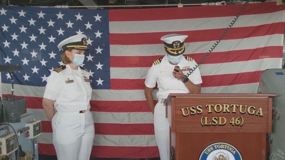 USS Tortuga USS Tortuga (LSD 46) Change of Command