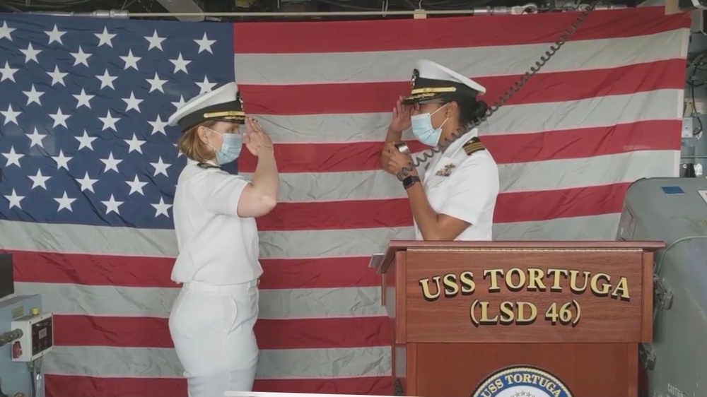 USS Tortuga USS Tortuga (LSD 46) Change of Command