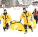 Fort Drum firefighters train on Remington Pond for cold-weather rescues