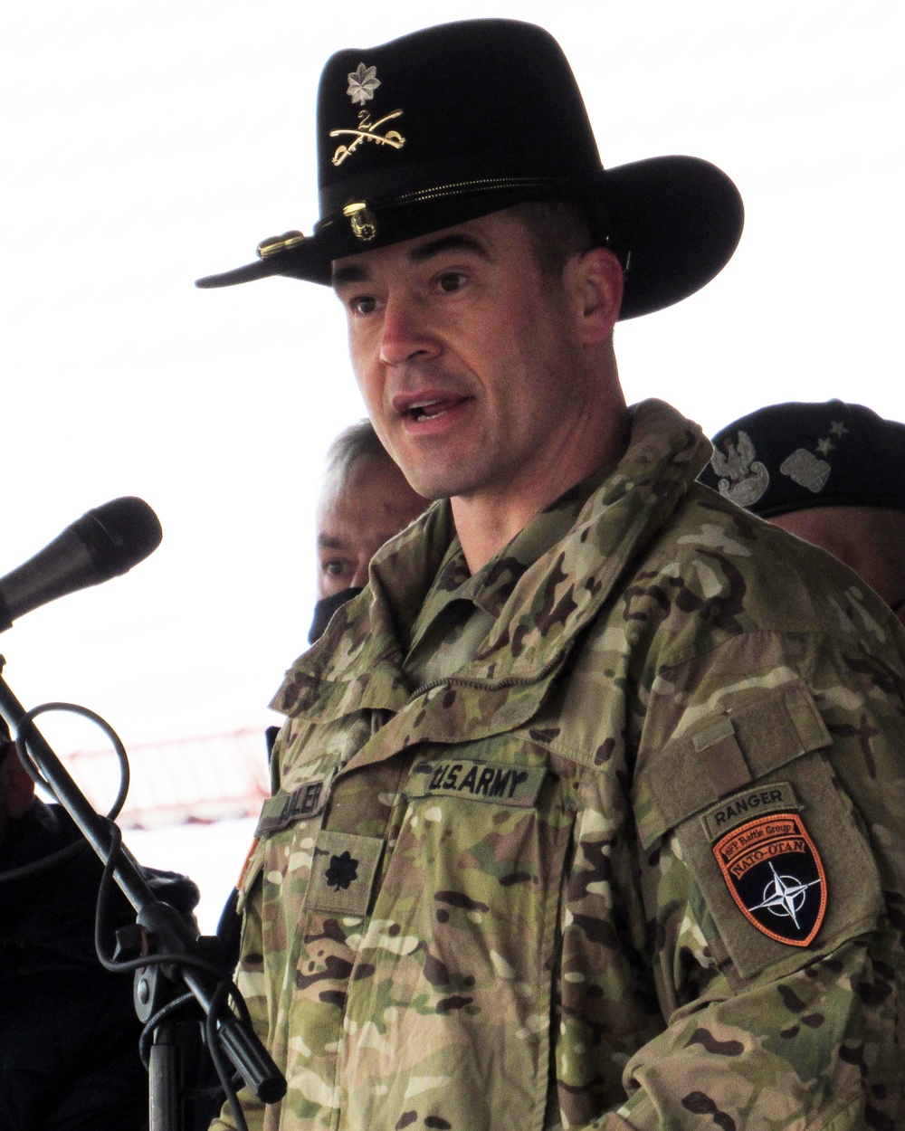 Head of Polish Armed Forces speaks at Battle Group Poland Change of Command