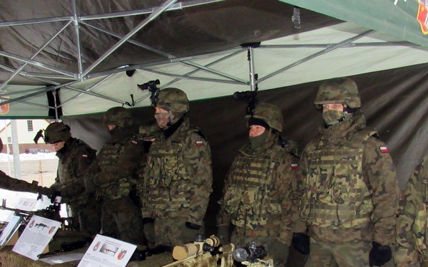 Head of Polish Armed Forces speaks at Battle Group Poland Change of Command