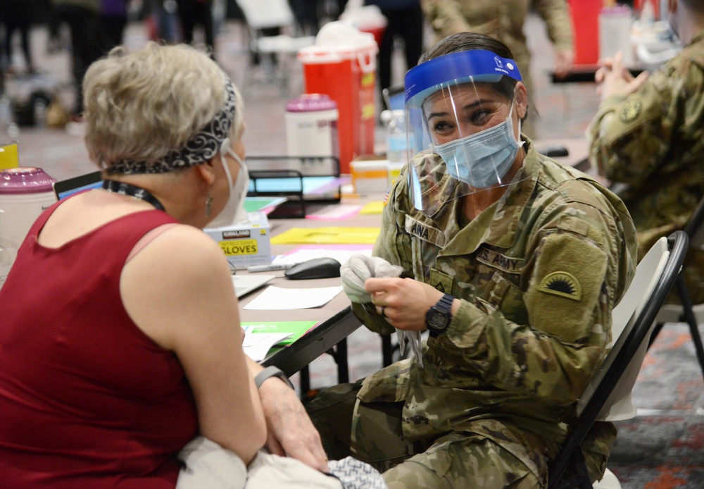 Oregon National Guard assist with COVID-19 vaccine distribution