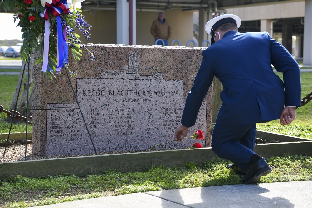 Coast Guard holds annual Blackthorn memorial service in Galveston, Texas