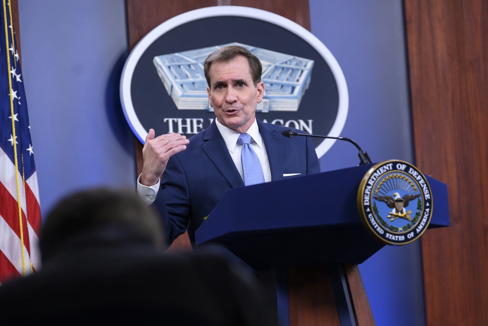 Pentagon Press Secretary Briefs the Media