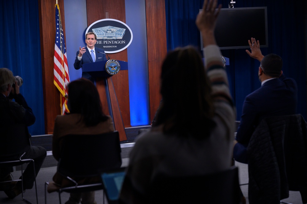 Pentagon Press Secretary Briefs the Media