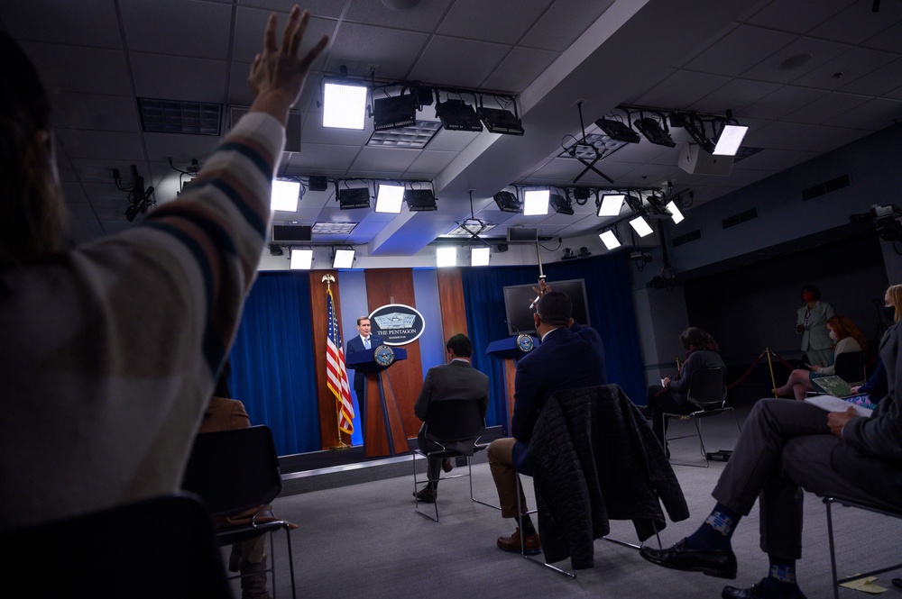 Pentagon Press Secretary Briefs the Media