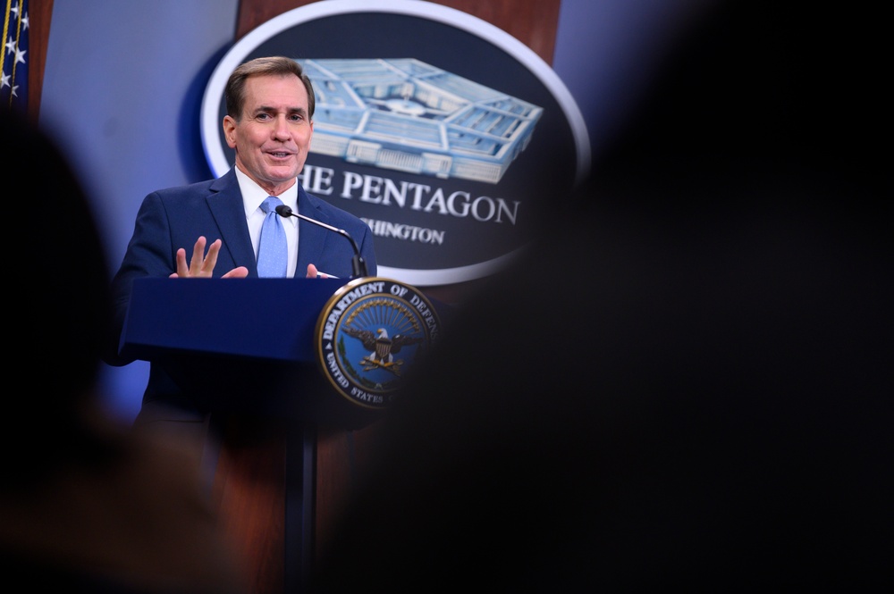 Pentagon Press Secretary Briefs the Media