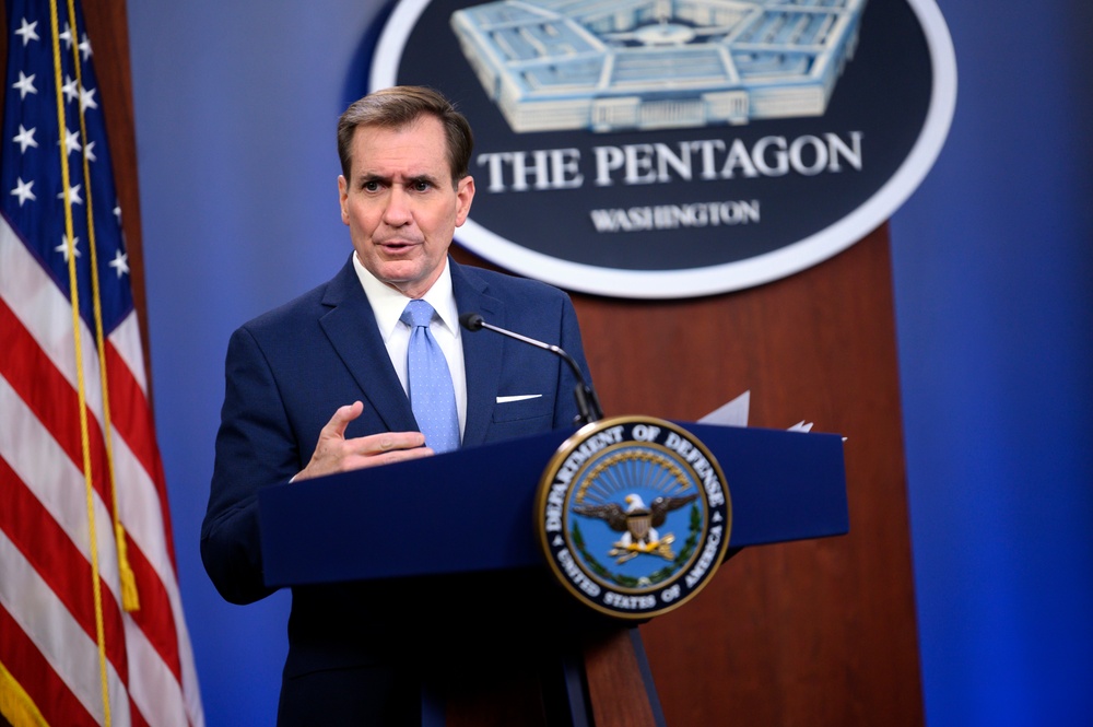 Pentagon Press Secretary Briefs the Media