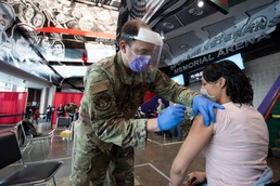 141st Medical Group Airmen support Washington State Health Department in vaccinating Washingtonians