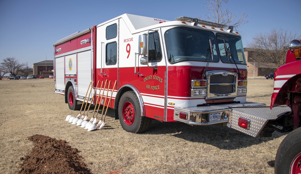 Altus AFB breaks ground on new Fire Rescue Center