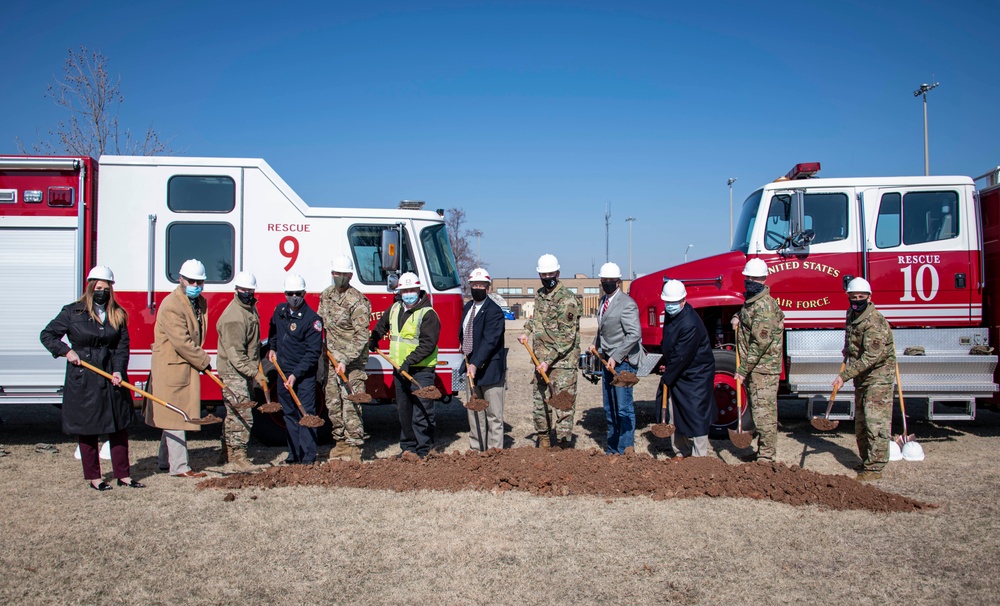 Altus AFB breaks ground on new Fire Rescue Center