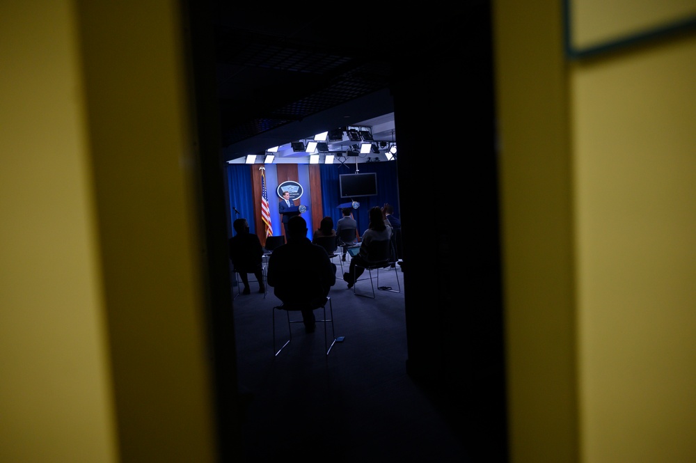 Pentagon Press Secretary Briefs the Media
