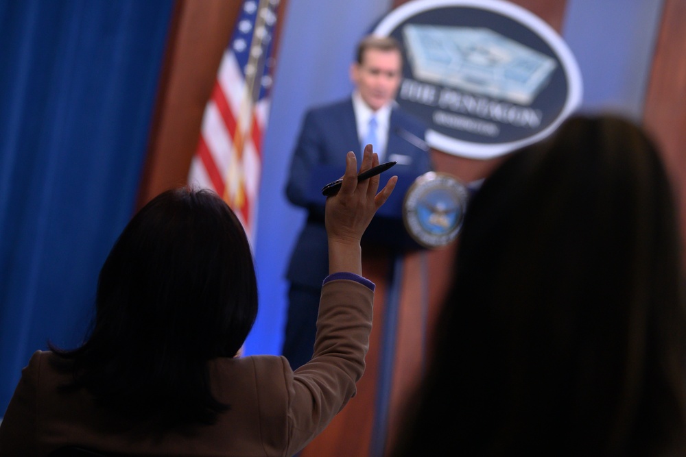 Pentagon Press Secretary Briefs the Media