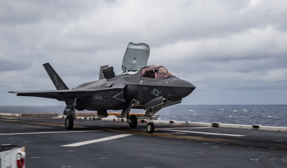 F-35B touch and go drills