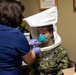 Navy and Air Force medical personnel in-process at Hendrick Health Medical Center for COVID-19 support