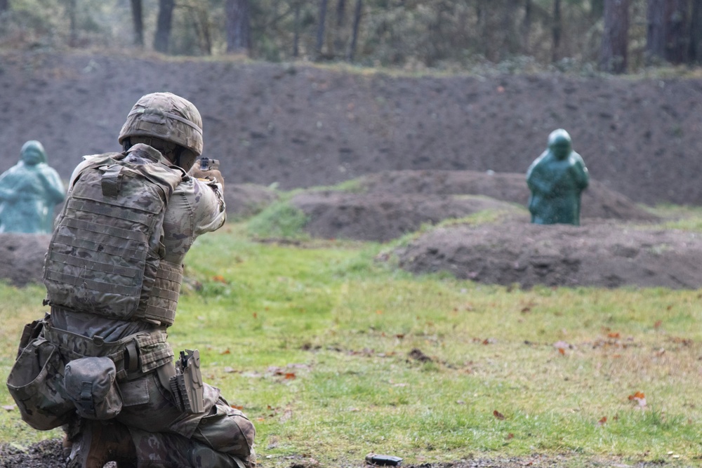 Soldiers compete in second day of I Corps. Marksmanship Competition