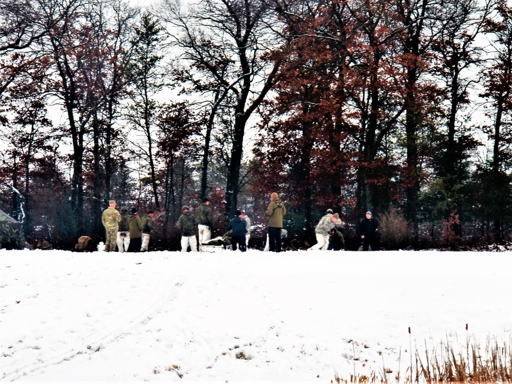 Cold-Weather Operations Course class 21-02 training operations at Fort McCoy