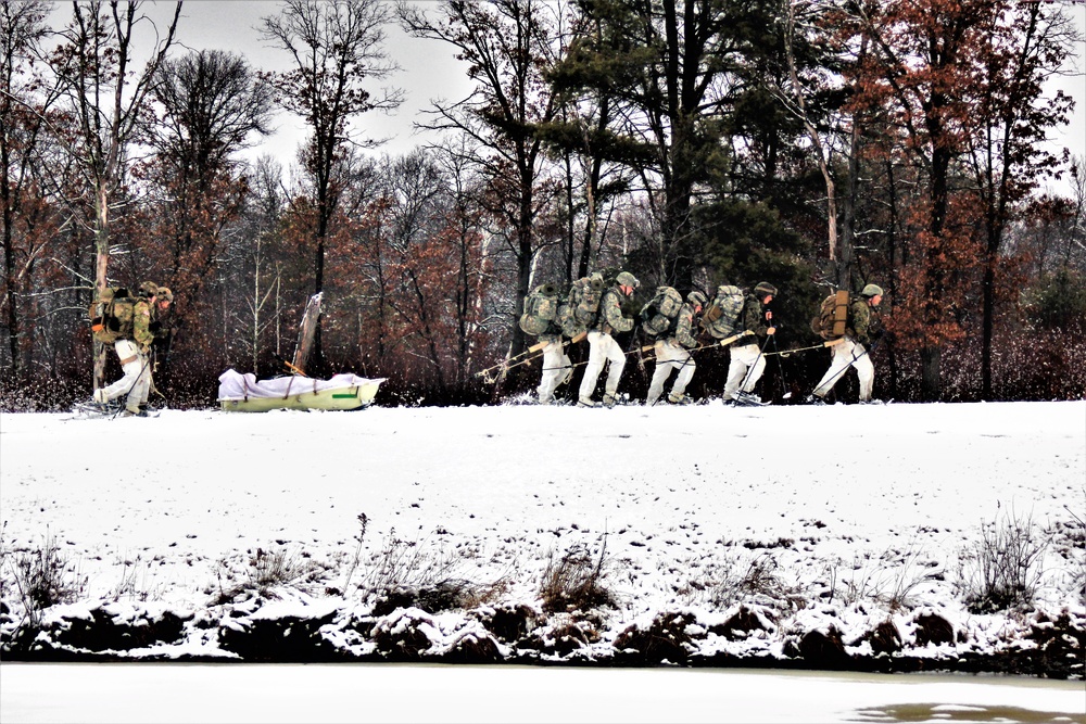 Cold-Weather Operations Course class 21-02 training operations at Fort McCoy