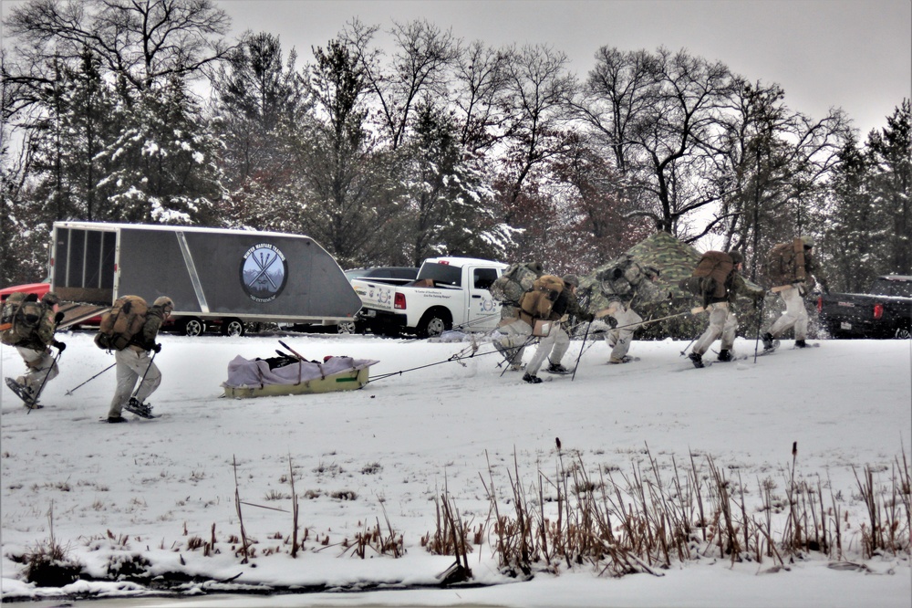 Cold-Weather Operations Course class 21-02 training operations at Fort McCoy