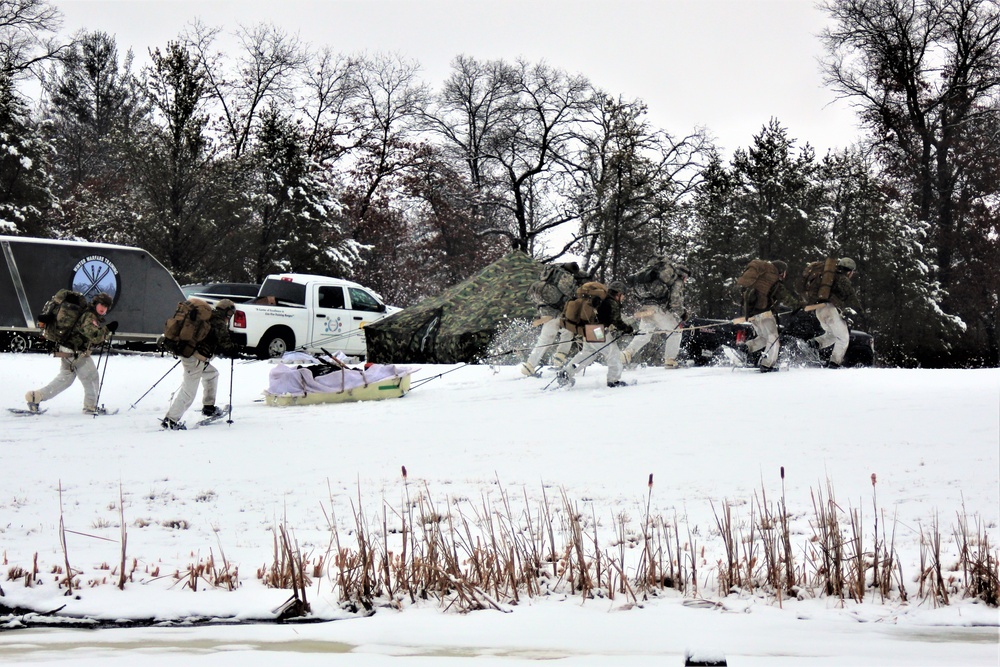 Cold-Weather Operations Course class 21-02 training operations at Fort McCoy