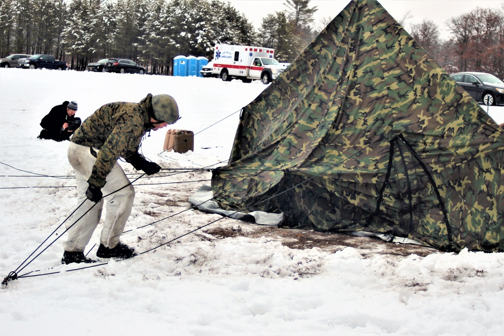 Cold-Weather Operations Course class 21-02 training operations at Fort McCoy