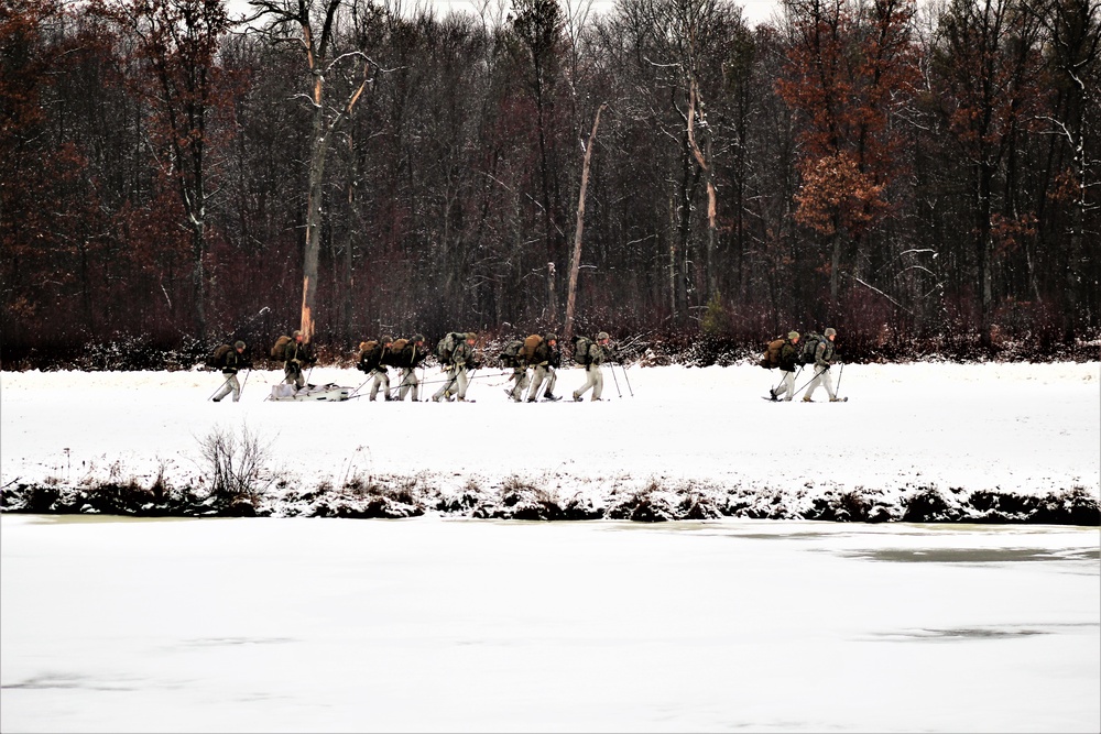Cold-Weather Operations Course class 21-02 training operations at Fort McCoy