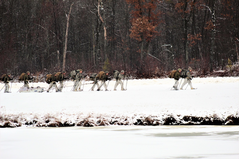 Cold-Weather Operations Course class 21-02 training operations at Fort McCoy