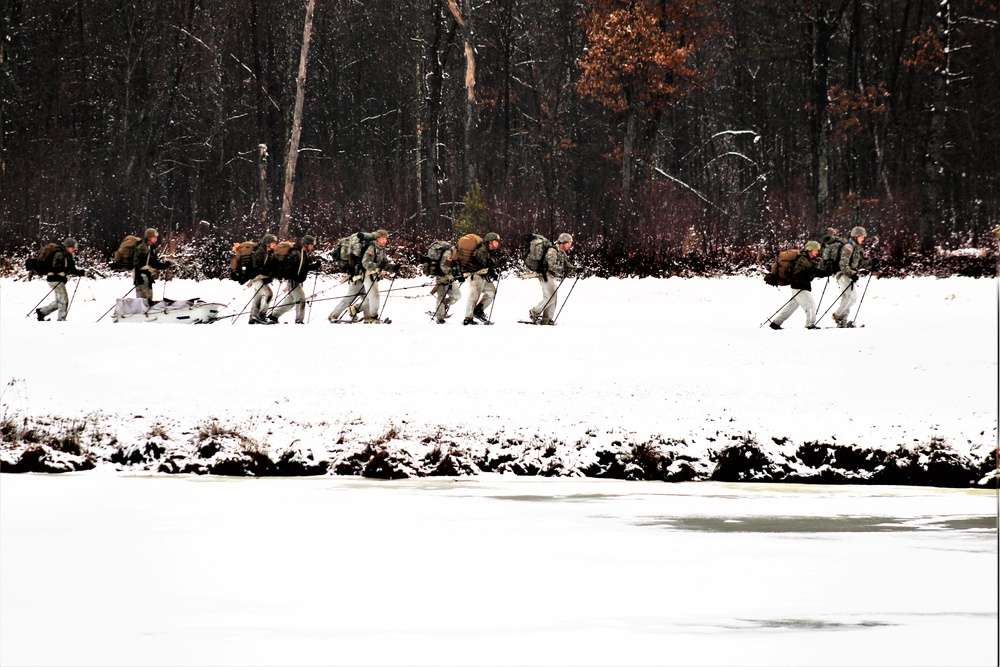 Cold-Weather Operations Course class 21-02 training operations at Fort McCoy
