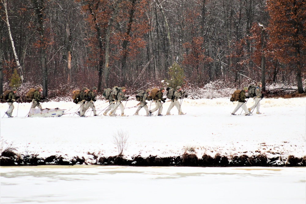 Cold-Weather Operations Course class 21-02 training operations at Fort McCoy