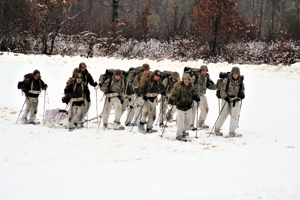 Cold-Weather Operations Course class 21-02 training operations at Fort McCoy