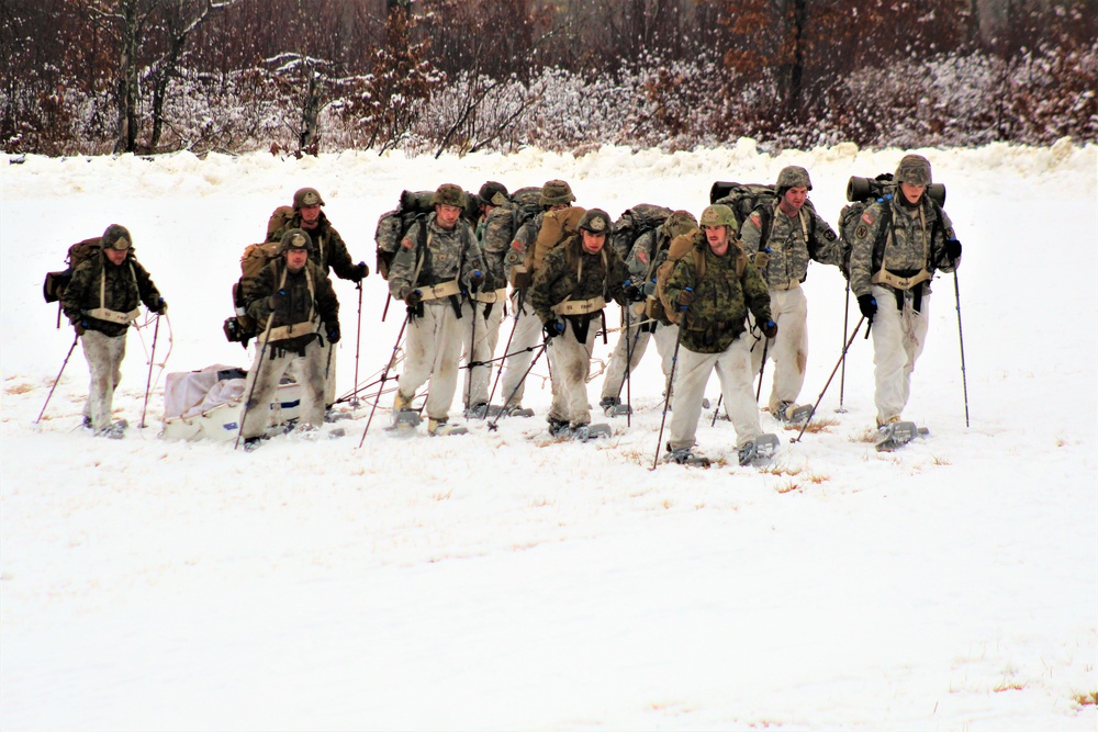 Cold-Weather Operations Course class 21-02 training operations at Fort McCoy
