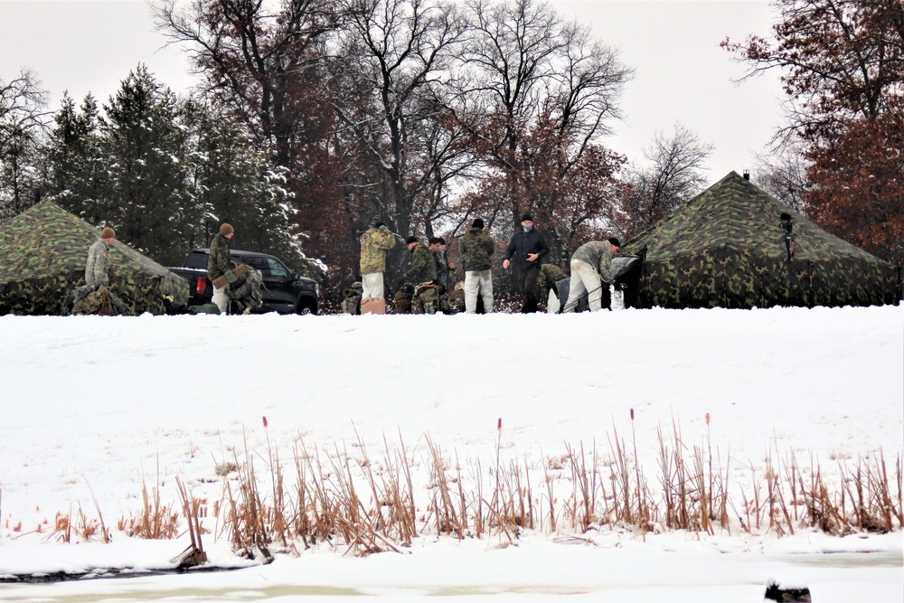 Cold-Weather Operations Course class 21-02 training operations at Fort McCoy